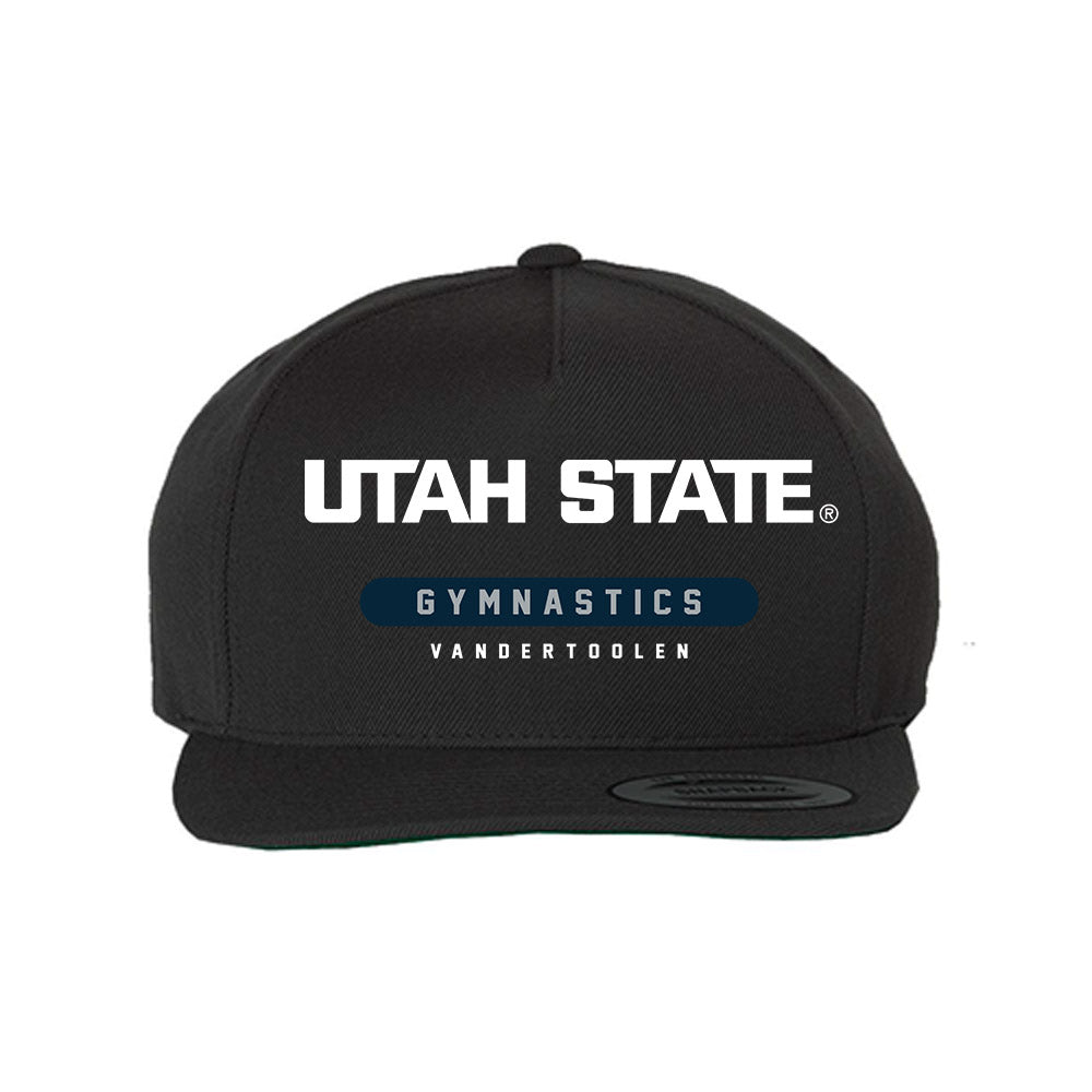 Utah State - NCAA Women's Gymnastics : Lundyn VanderToolen - Snapback Hat-0