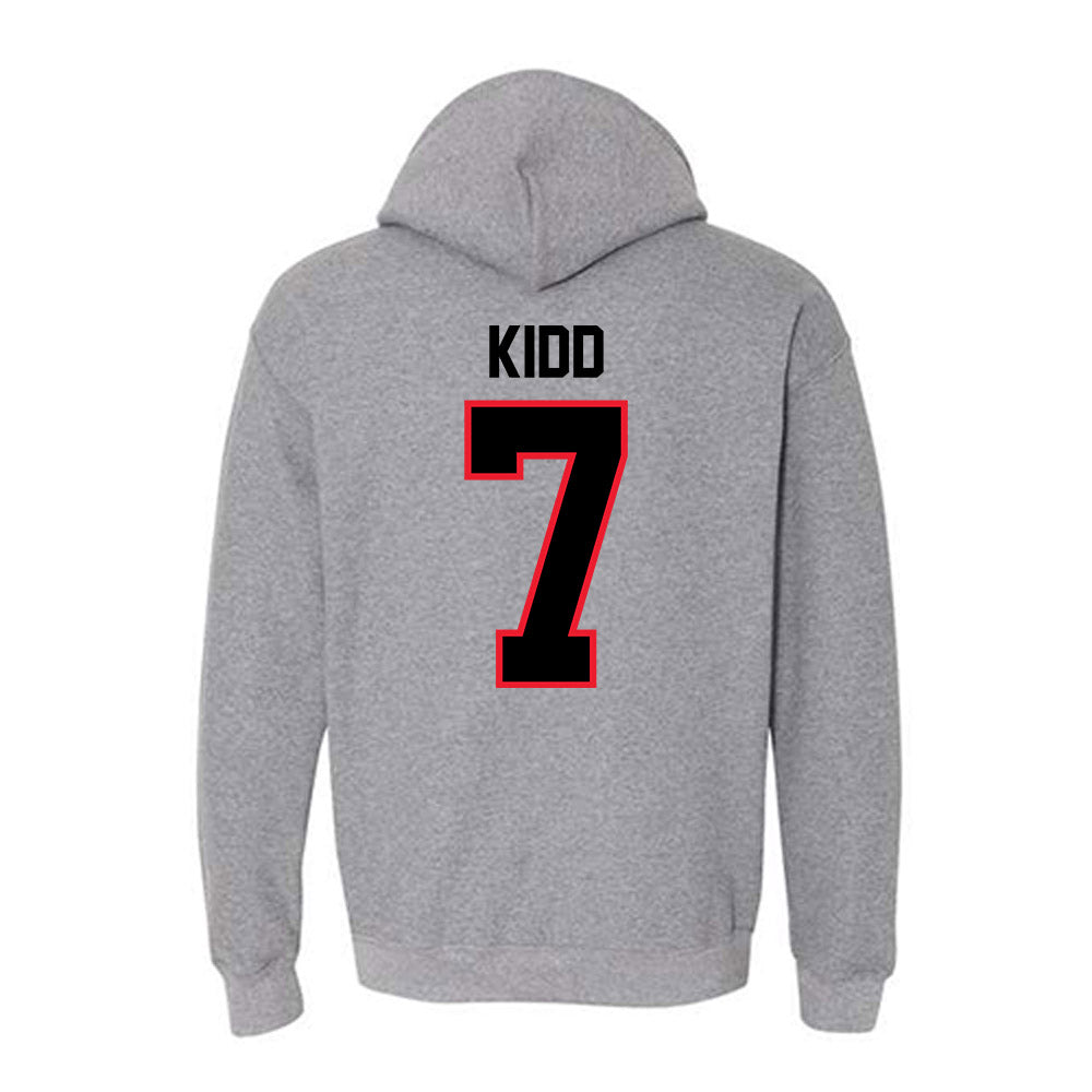 Southern Utah - NCAA Men's Basketball : Zeplin Kidd - Hooded Sweatshirt-1
