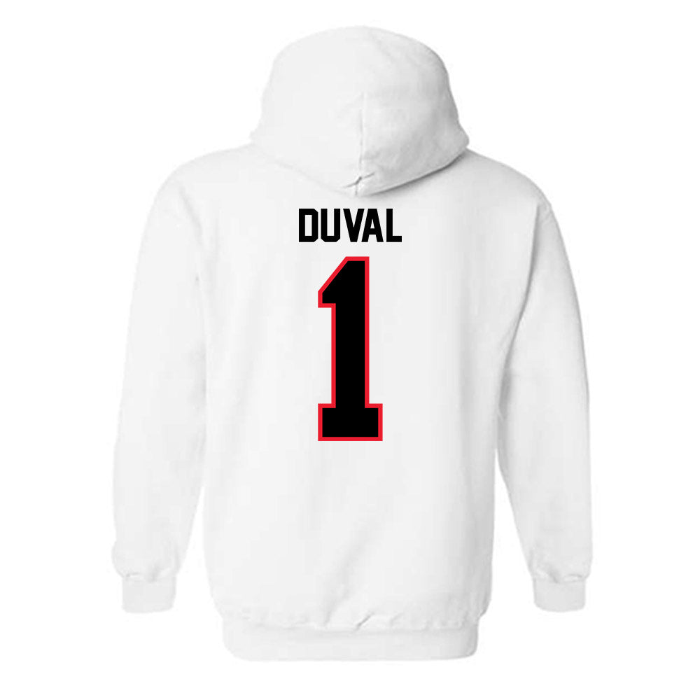 Southern Utah - NCAA Men's Basketball : Elijah Duval - Hooded Sweatshirt-1
