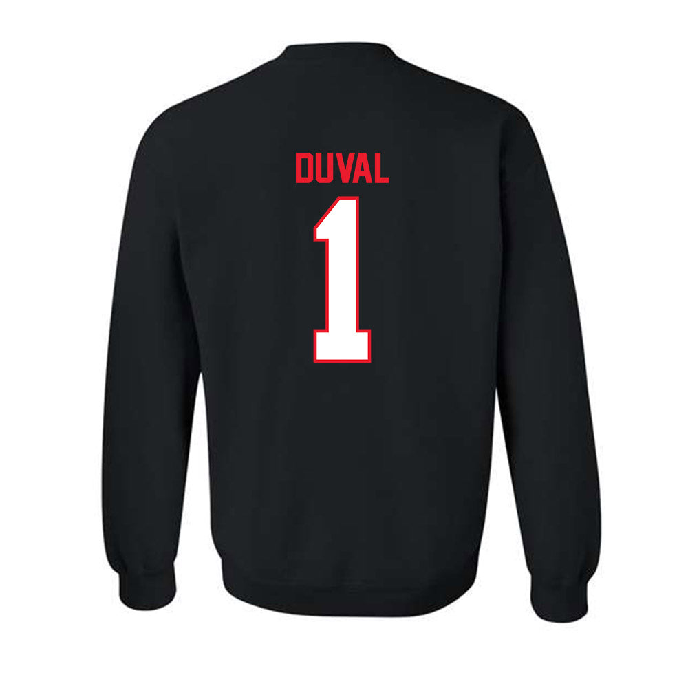 Southern Utah - NCAA Men's Basketball : Elijah Duval - Crewneck Sweatshirt-1