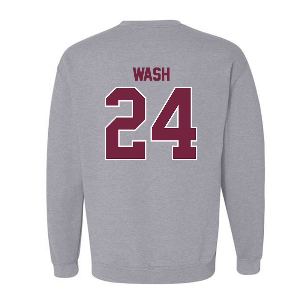 SIU Carbondale - NCAA Football : Lem Wash - Crewneck Sweatshirt-1