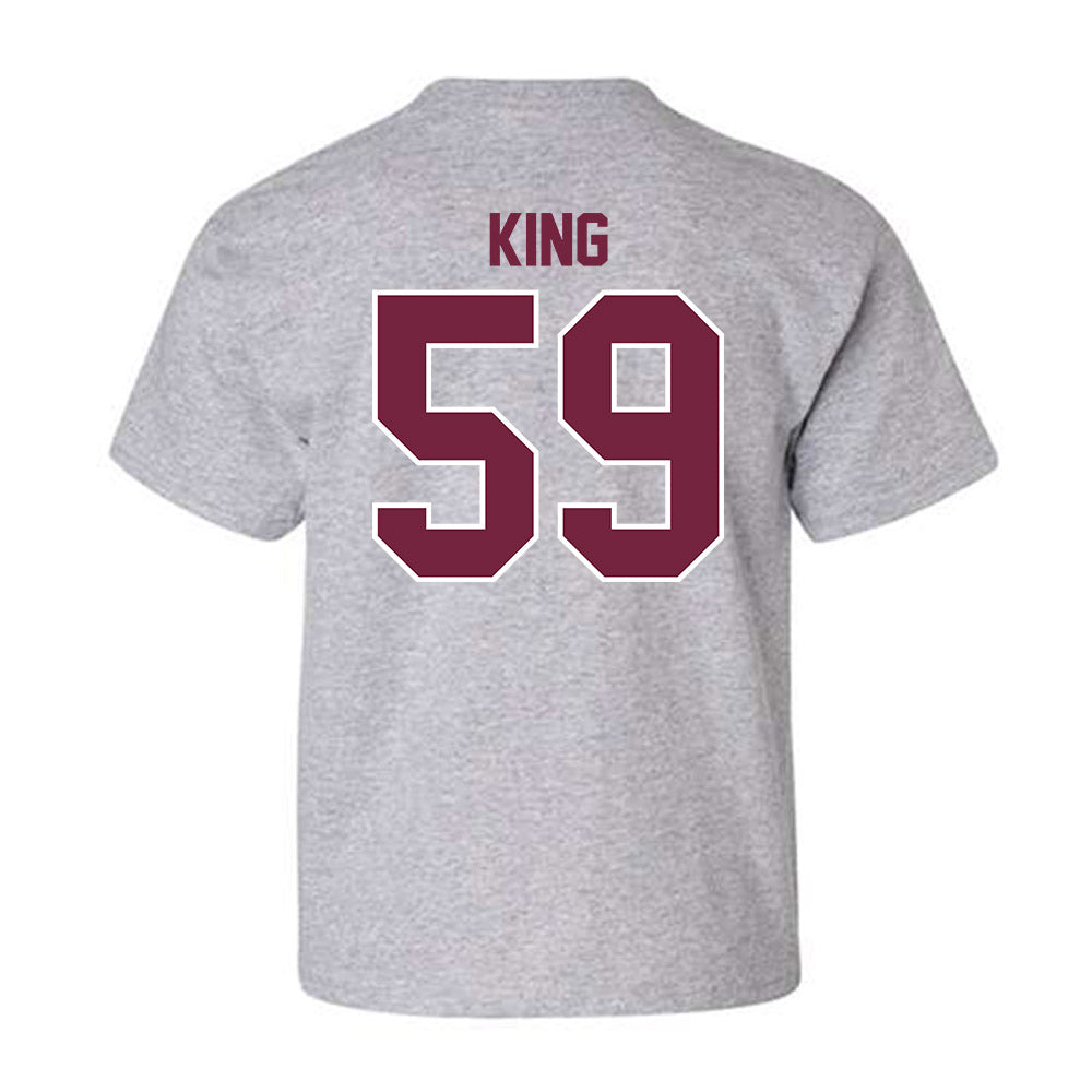 SIU Carbondale - NCAA Football : Brennan King - Youth T-Shirt-1