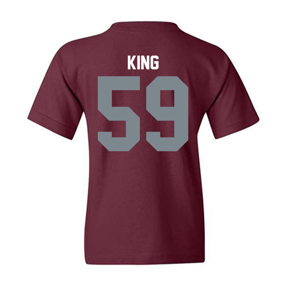 SIU Carbondale - NCAA Football : Brennan King - Youth T-Shirt-1