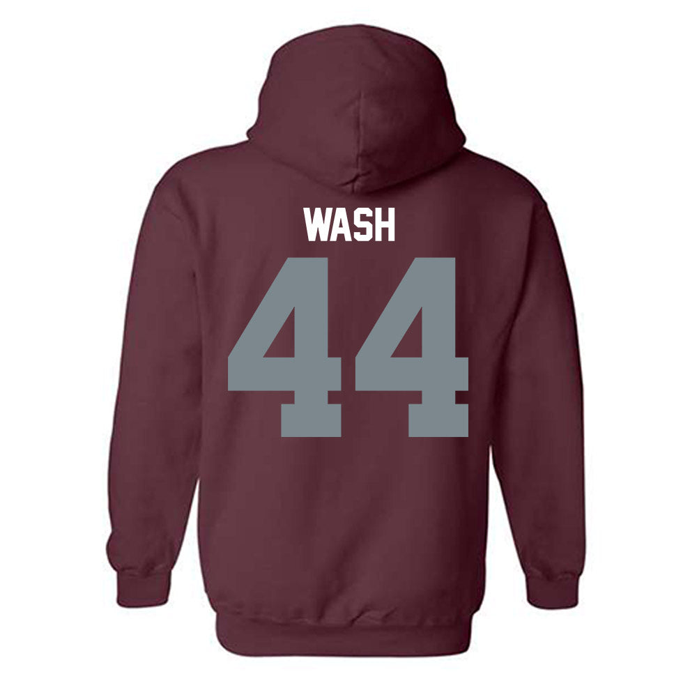 SIU Carbondale - NCAA Football : Miles Wash - Hooded Sweatshirt-1