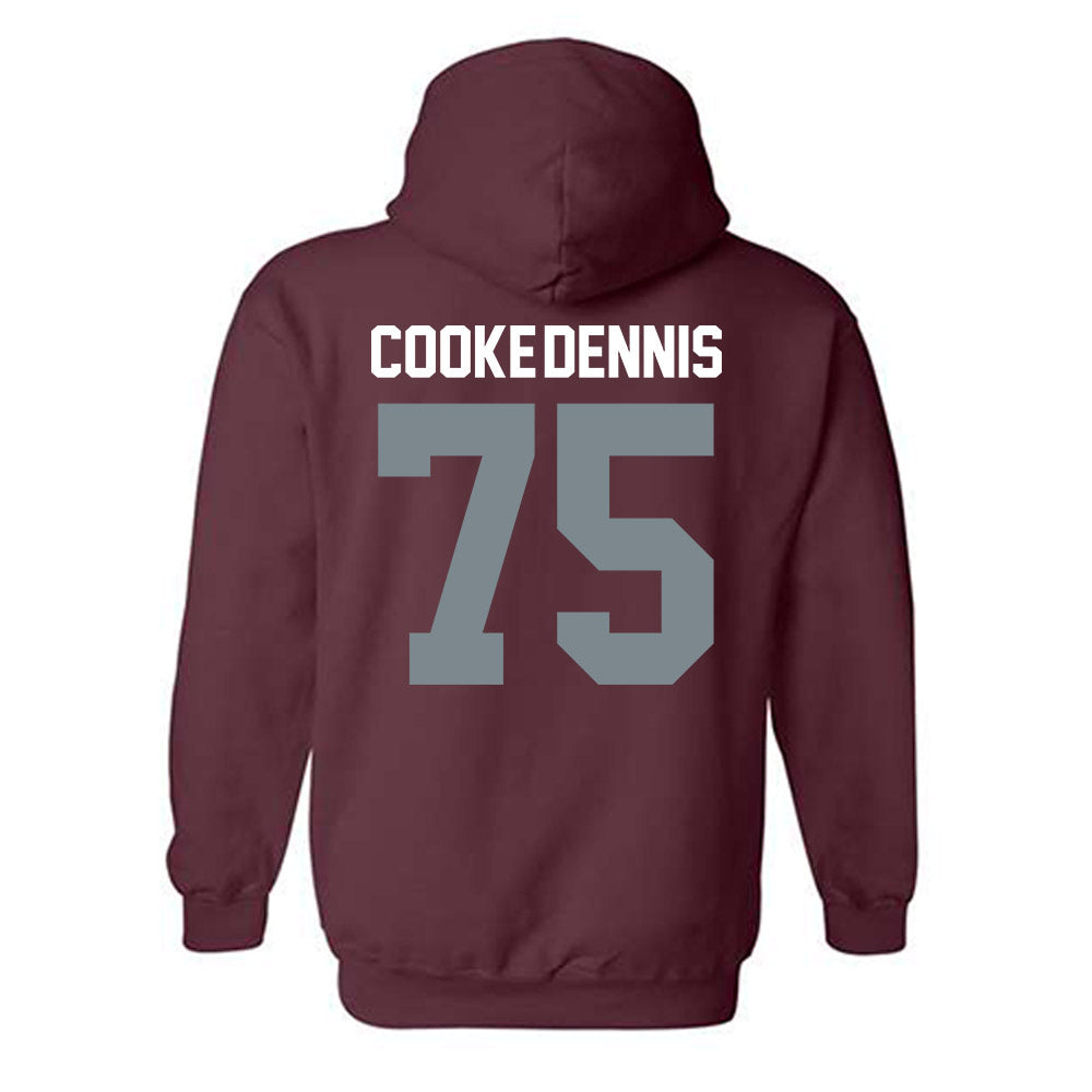 SIU Carbondale - NCAA Football : Tristan Cooke-Dennis - Hooded Sweatshirt-1