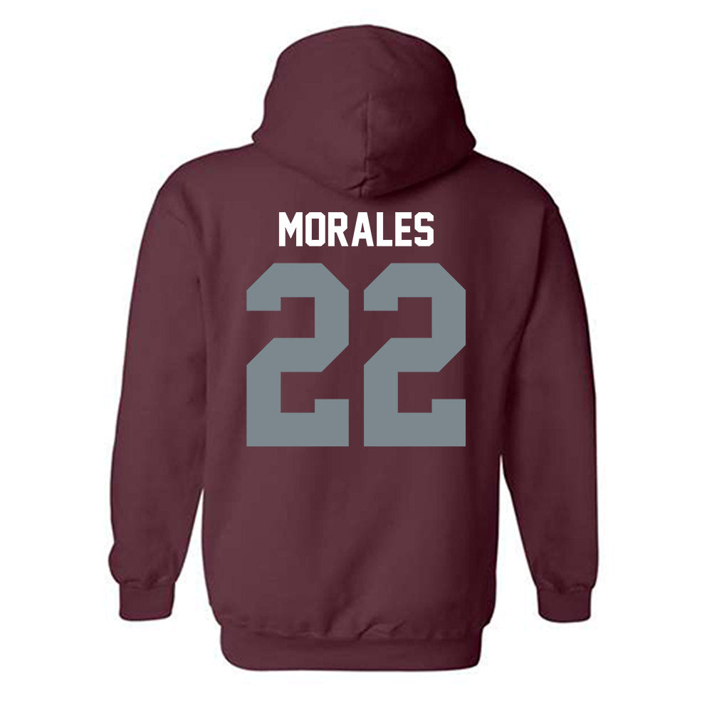 SIU Carbondale - NCAA Women's Basketball : Carmen Morales - Hooded Sweatshirt-1