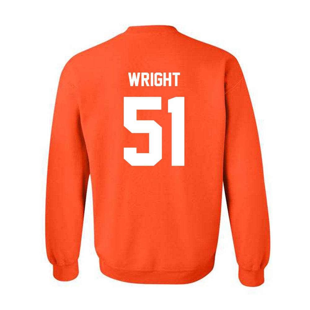 Oklahoma State - NCAA Men's Basketball : John-Michael Wright - Crewneck Sweatshirt