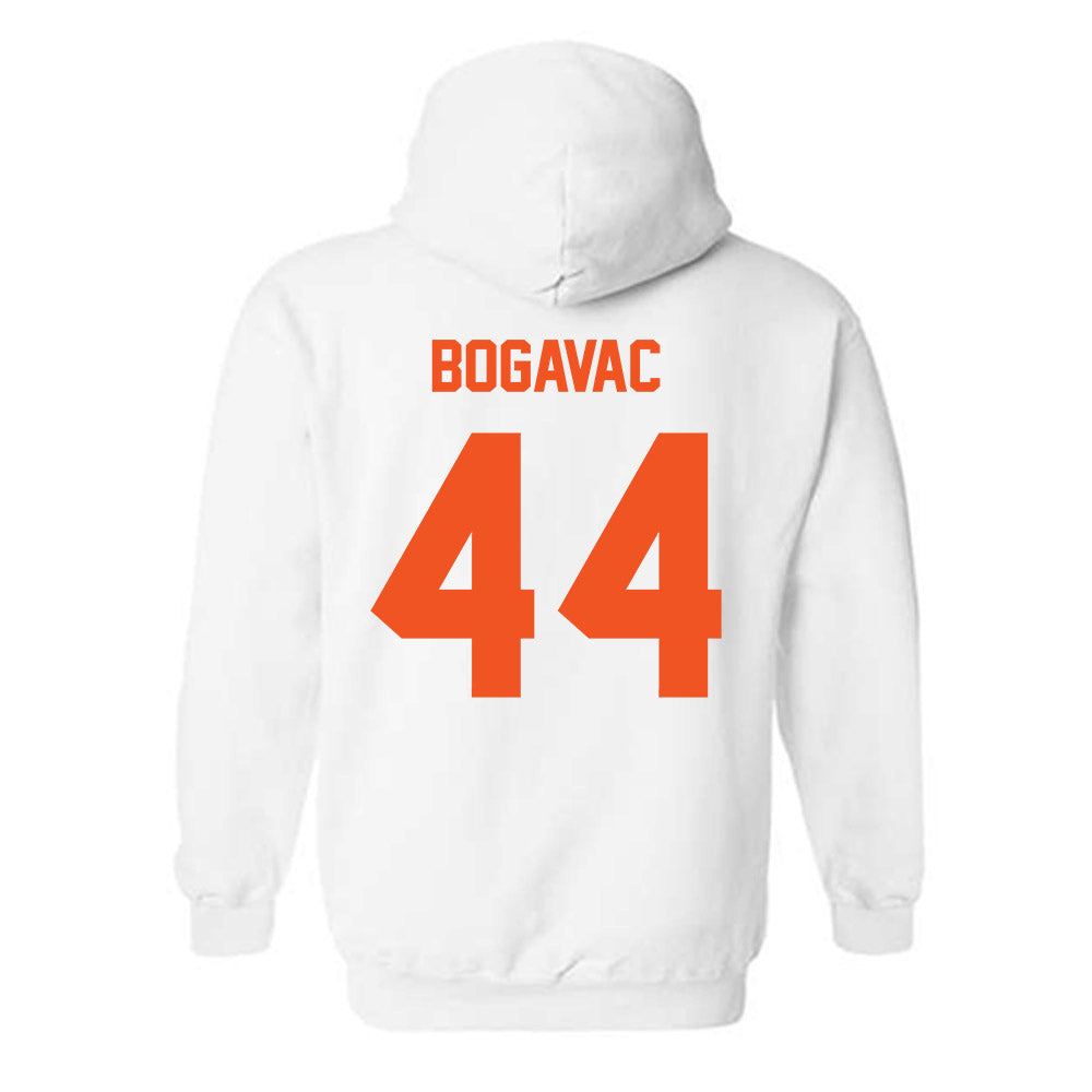 Oklahoma State - NCAA Men's Basketball : Luka Bogavac - Classic Shersey Hooded Sweatshirt-3