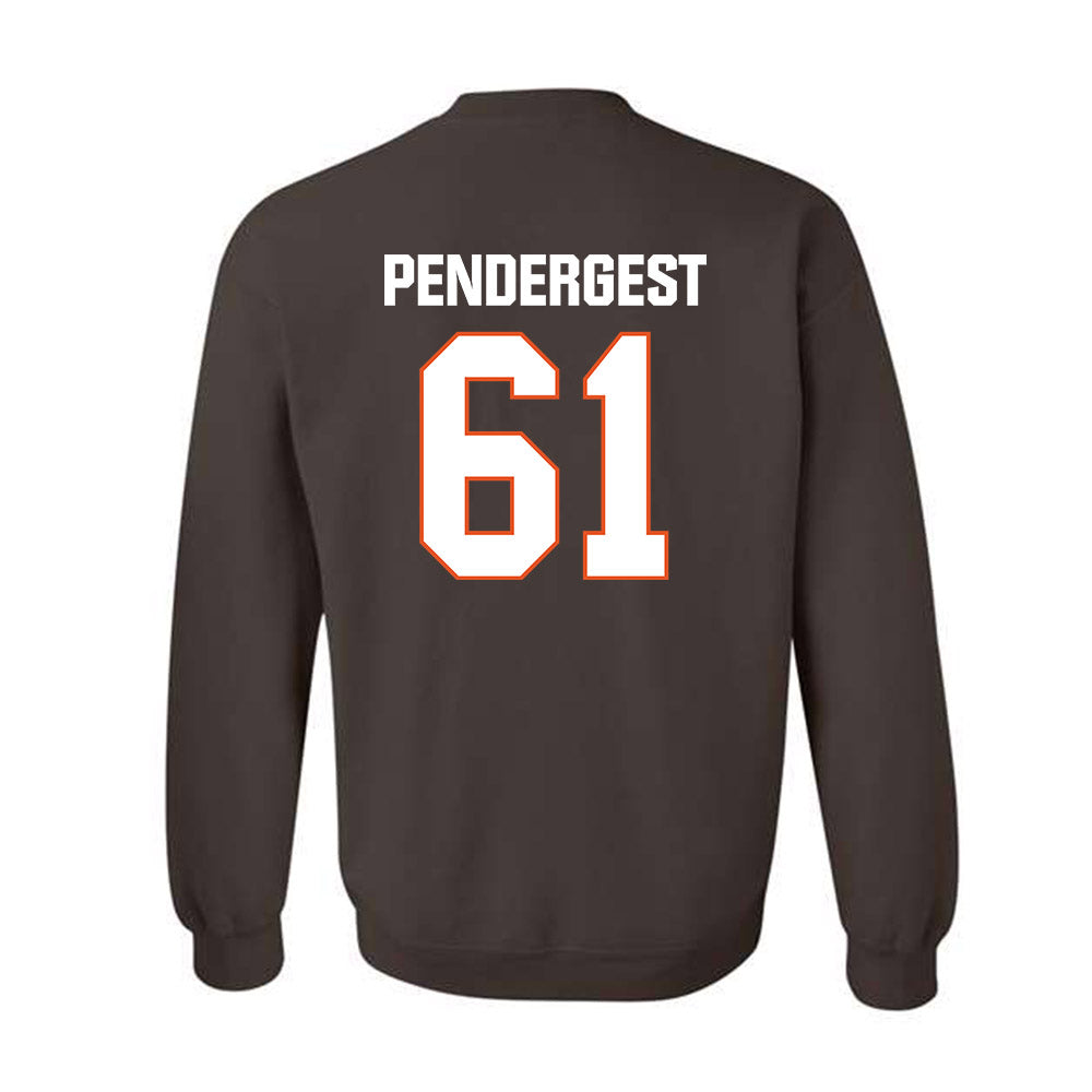 BGSU - NCAA Football : Pete Pendergest - Classic Shersey Crewneck Sweatshirt-1