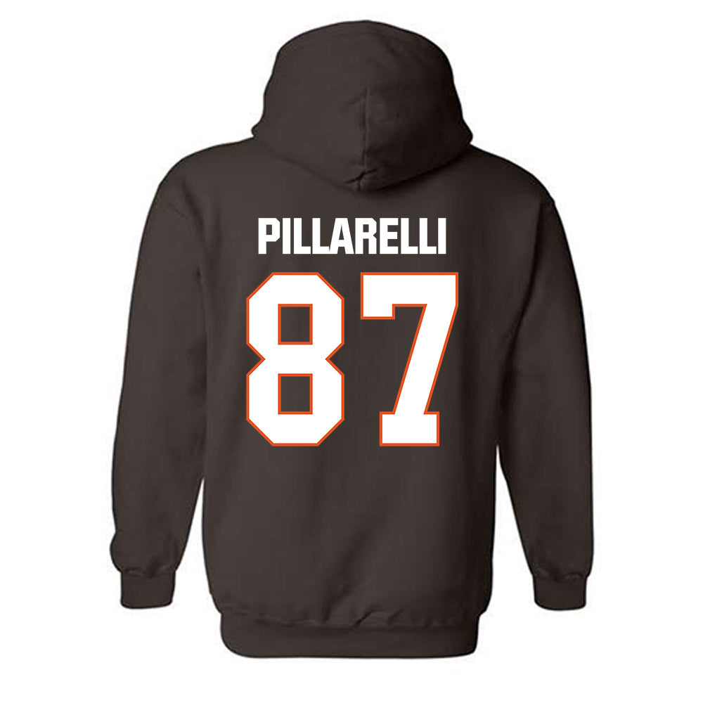 BGSU - NCAA Football : Reddik Pillarelli - Classic Shersey Hooded Sweatshirt-1
