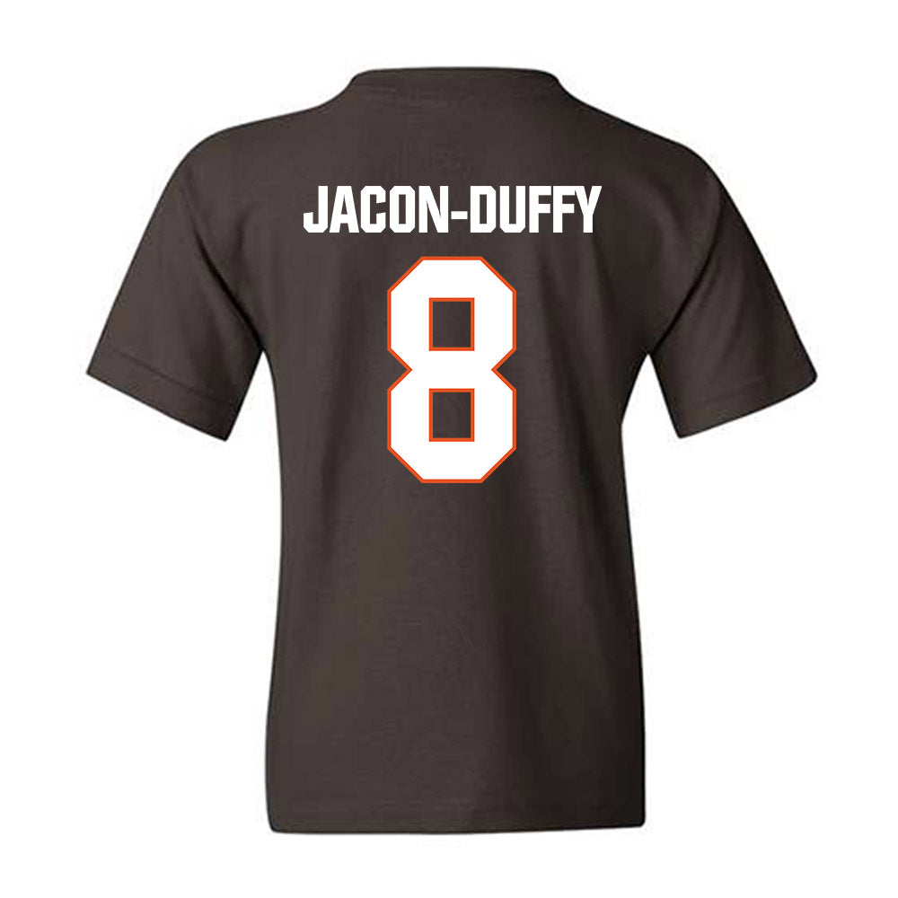 BGSU - NCAA Football : Eli Jacon-Duffy - Classic Shersey Youth T-Shirt-1