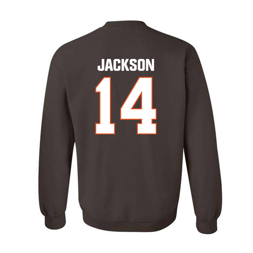 BGSU - NCAA Football : Jay-T Jackson - Classic Shersey Crewneck Sweatshirt-1