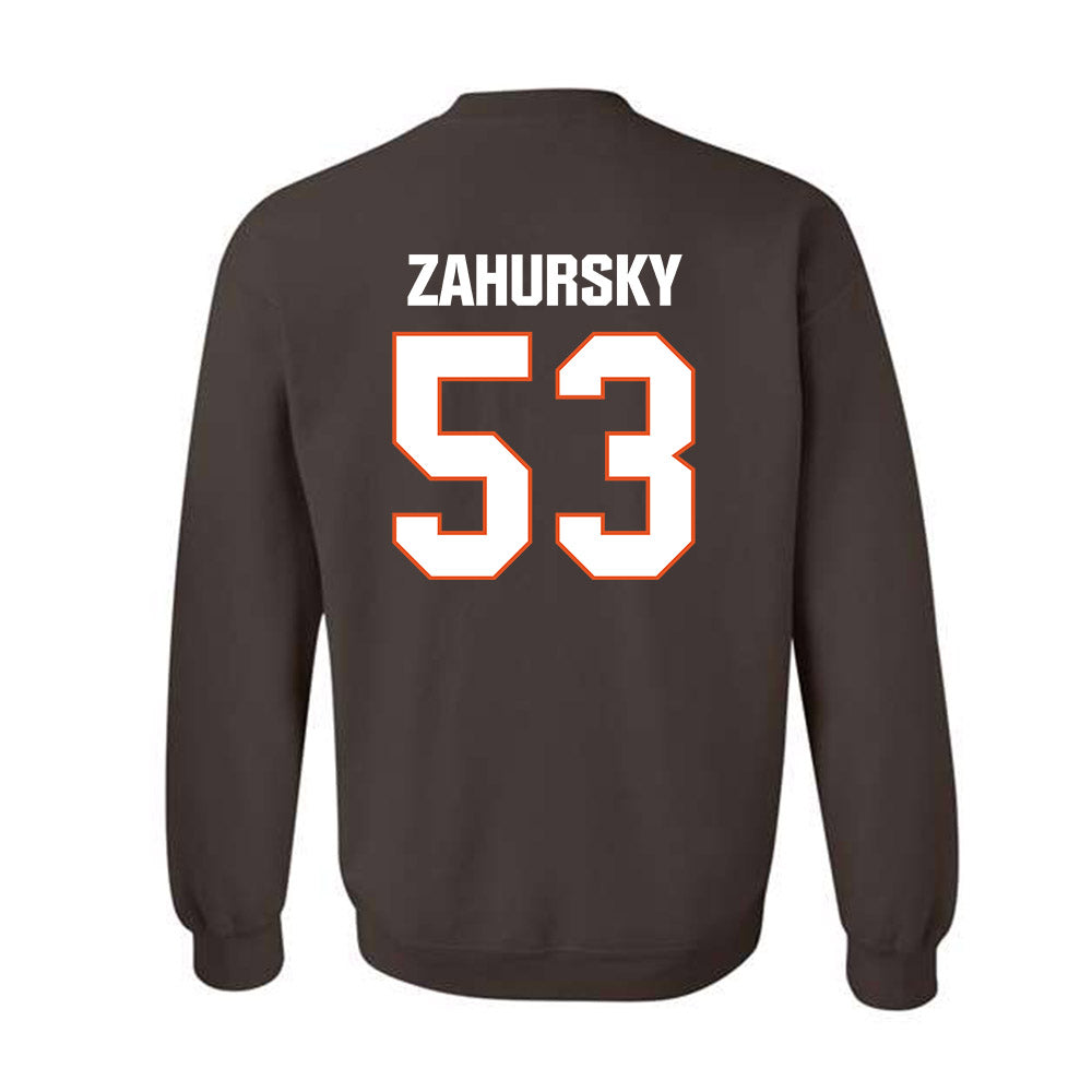 BGSU - NCAA Football : Masyn zahursky - Classic Shersey Crewneck Sweatshirt-1