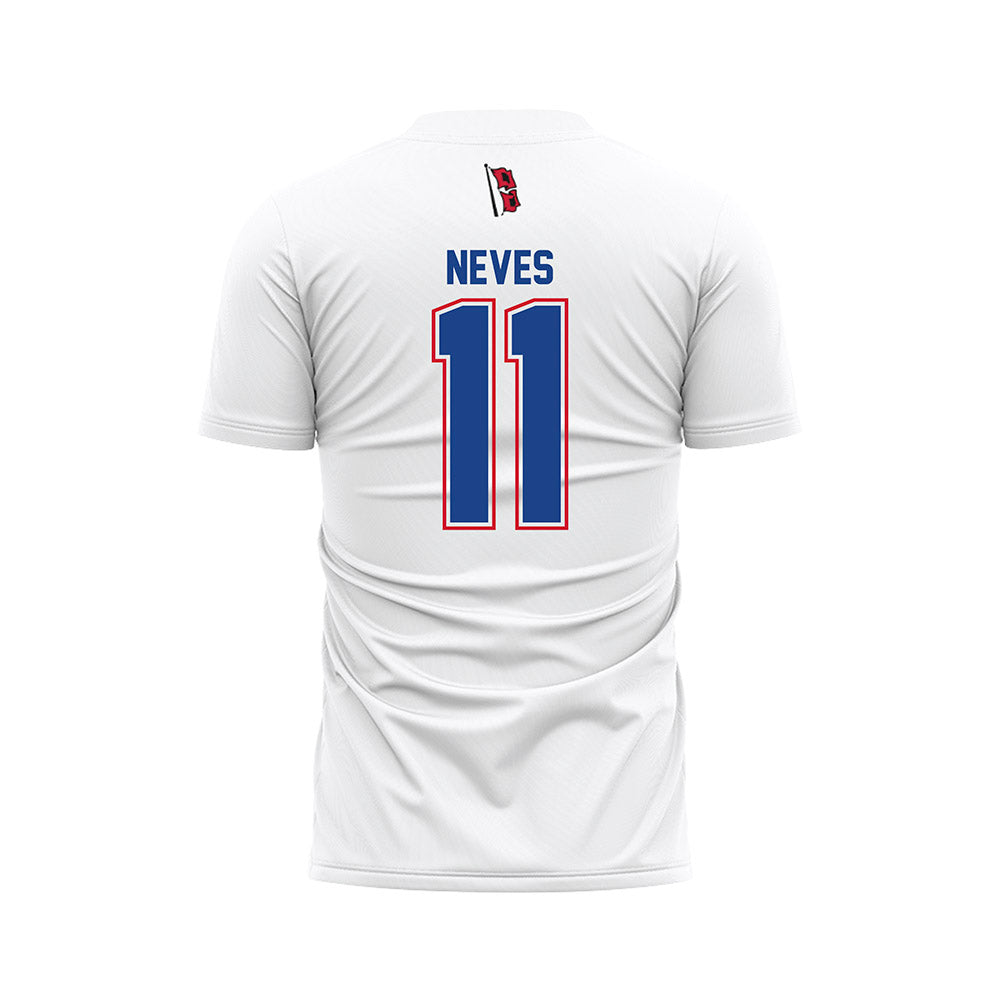 Tulsa - NCAA Men's Soccer : Joao Neves - White Soccer Jersey-1
