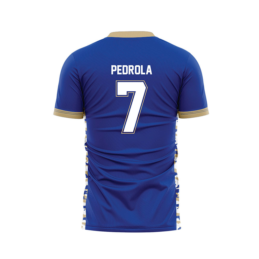 Tulsa - NCAA Men's Soccer : Arnau Pedrola - Blue Soccer Jersey-1
