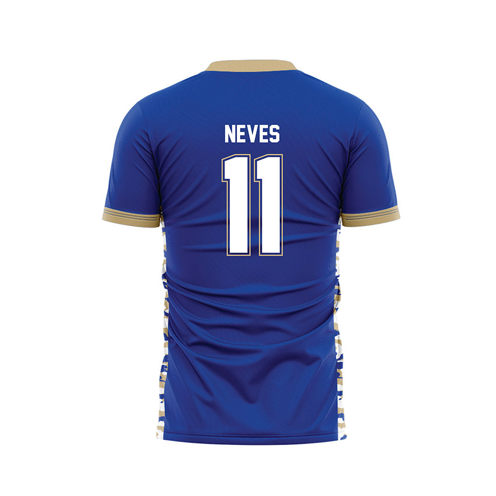 Tulsa - NCAA Men's Soccer : Joao Neves - Blue Soccer Jersey-1