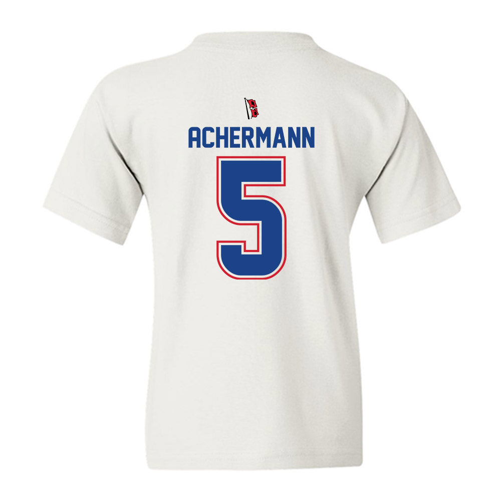 Tulsa - NCAA Men's Soccer : Luc Achermann - Replica Shersey Youth T-Shirt-1