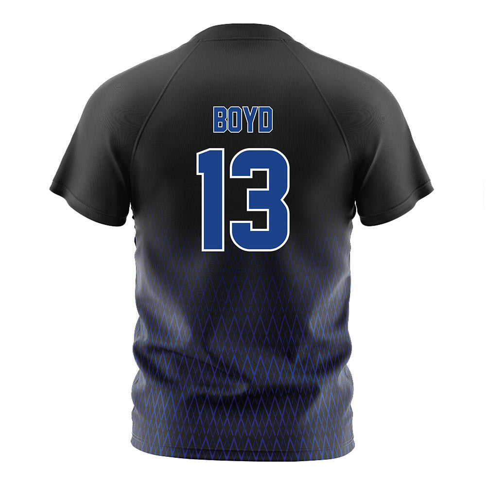 Tulsa - NCAA Women's Soccer : Presley Boyd - Black Soccer Jersey-1