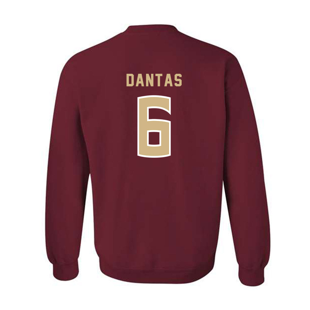 FSU - NCAA Women's Soccer : Lara Dantas - Garnet Replica Shersey Crewneck Sweatshirt