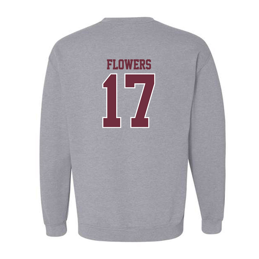 Montana - NCAA Football : Luke Flowers - Classic Shersey Crewneck Sweatshirt-1