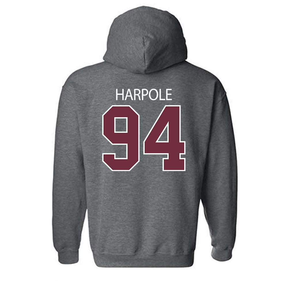 Montana - NCAA Football : Cole Harpole - Classic Shersey Hooded Sweatshirt-1