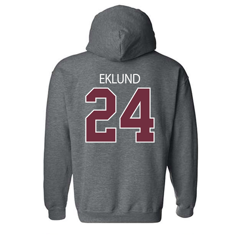 Montana - NCAA Football : Justin Eklund - Classic Shersey Hooded Sweatshirt-1
