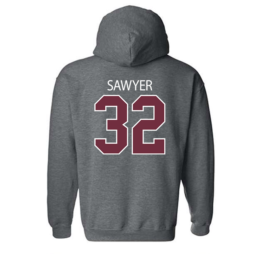 Montana - NCAA Men's Basketball : Te'Jon Sawyer - Classic Shersey Hooded Sweatshirt-1