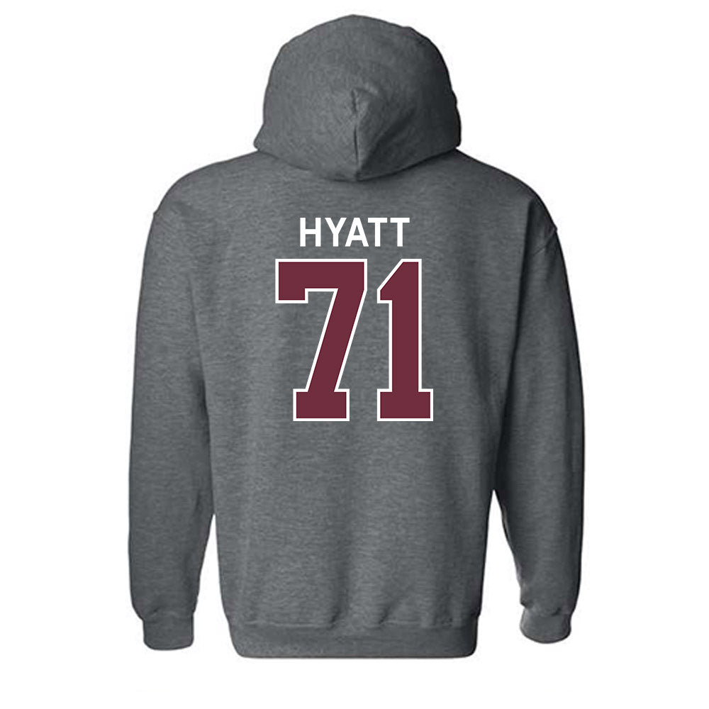 Montana - NCAA Football : Quinlan Hyatt - Classic Shersey Hooded Sweatshirt-1