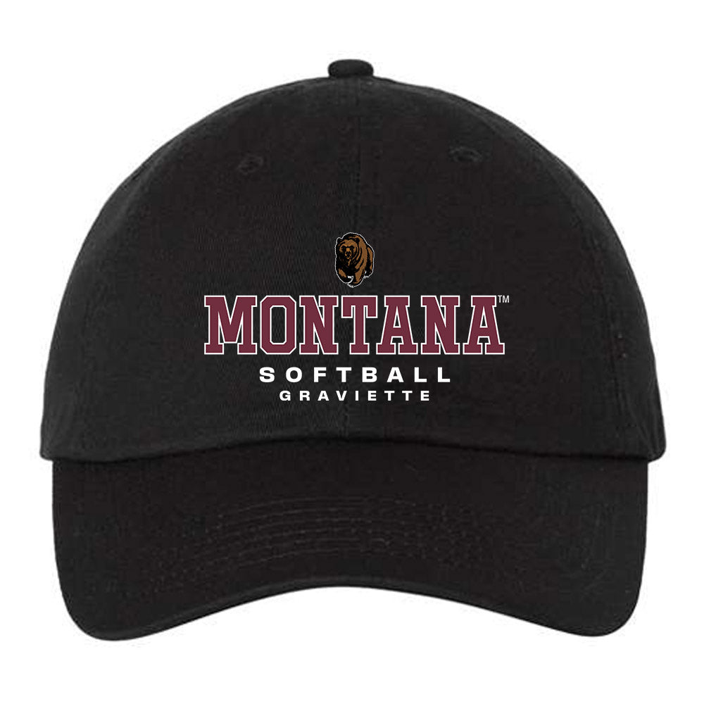Montana - NCAA Softball : Gracyn Graviette - Dad Hat-0