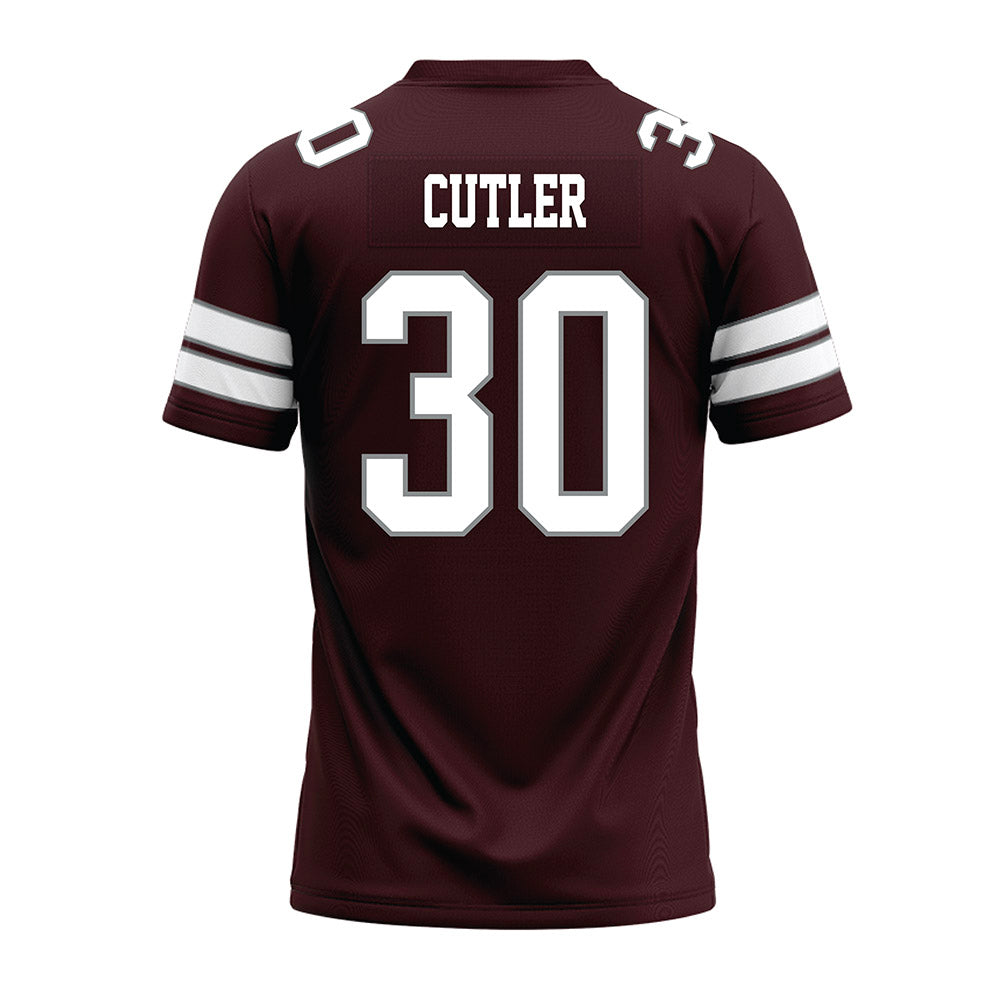 Montana - NCAA Football : Kade Cutler - Maroon Premium Football Jersey-1