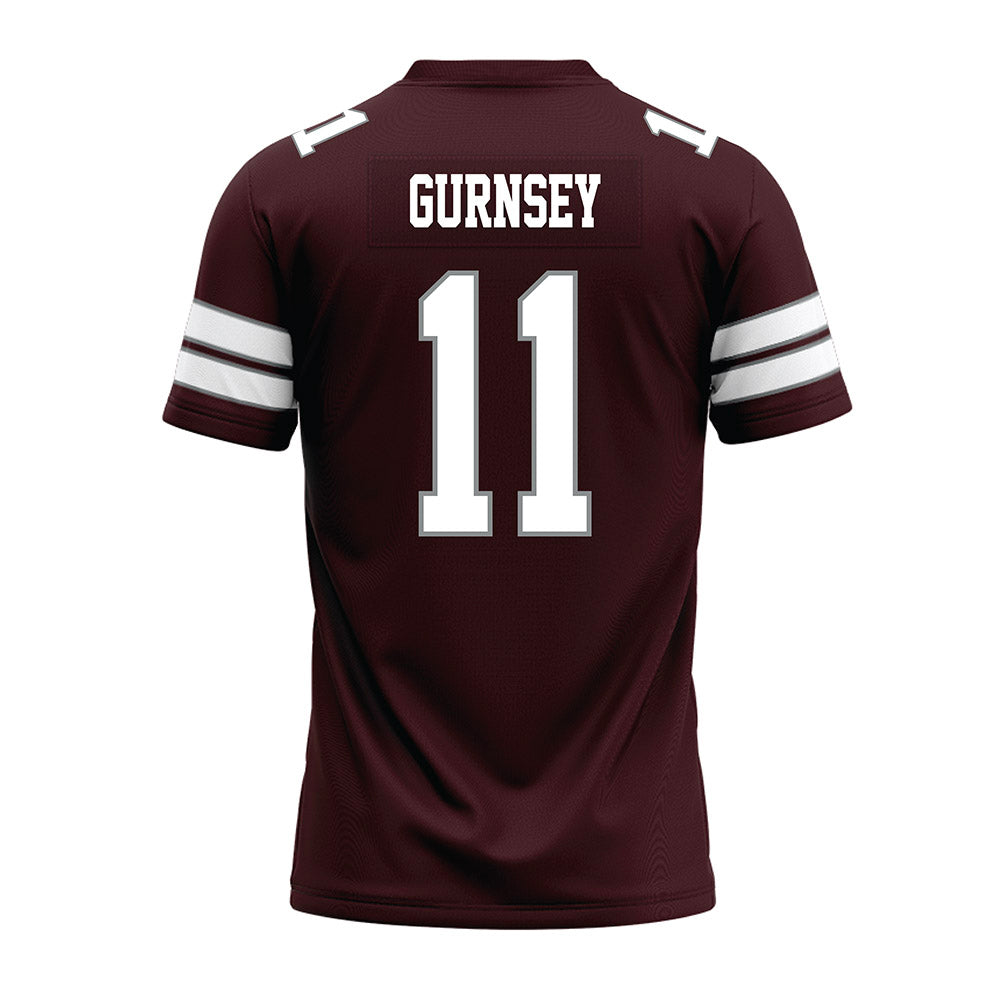 Montana - NCAA Football : Cameron Gurnsey - Maroon Premium Football Jersey-1