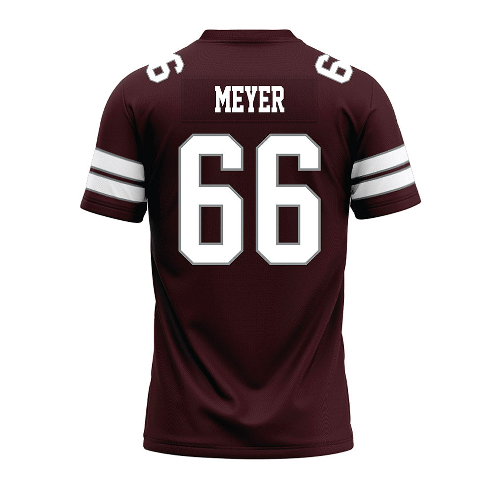 Montana - NCAA Football : Ezra Meyer - Maroon Premium Football Jersey-1