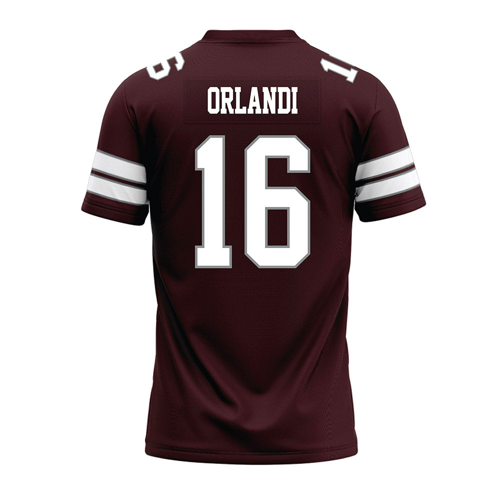 Montana - NCAA Football : Braeden Orlandi - Maroon Premium Football Jersey-1