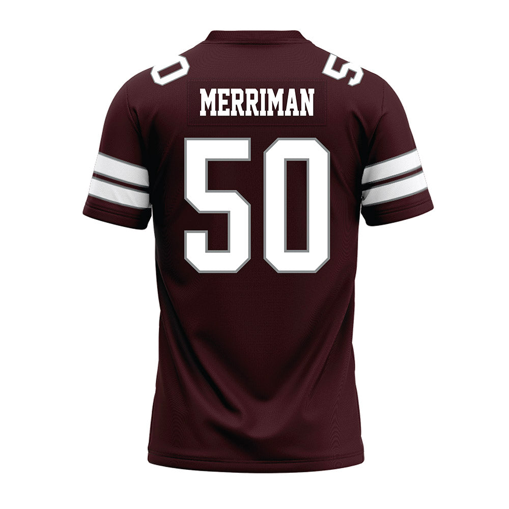 Montana - NCAA Football : Sam Merriman - Maroon Premium Football Jersey-1