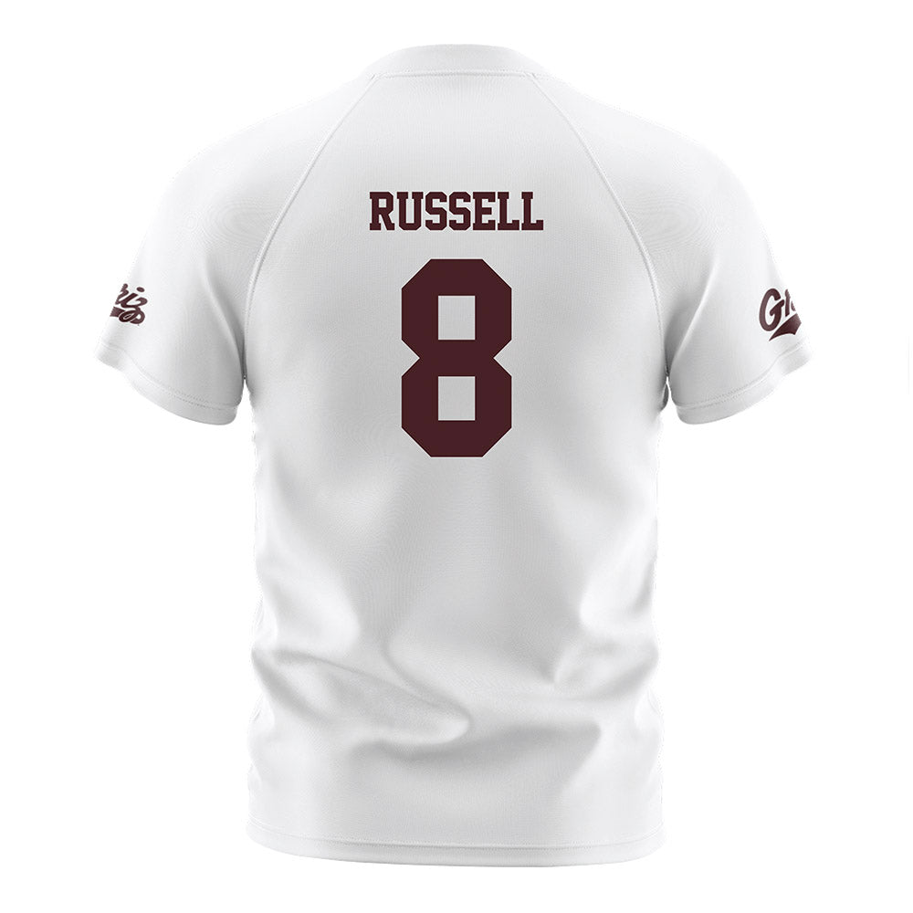 Montana - NCAA Women's Soccer : Grace Russell - White Soccer Jersey-1