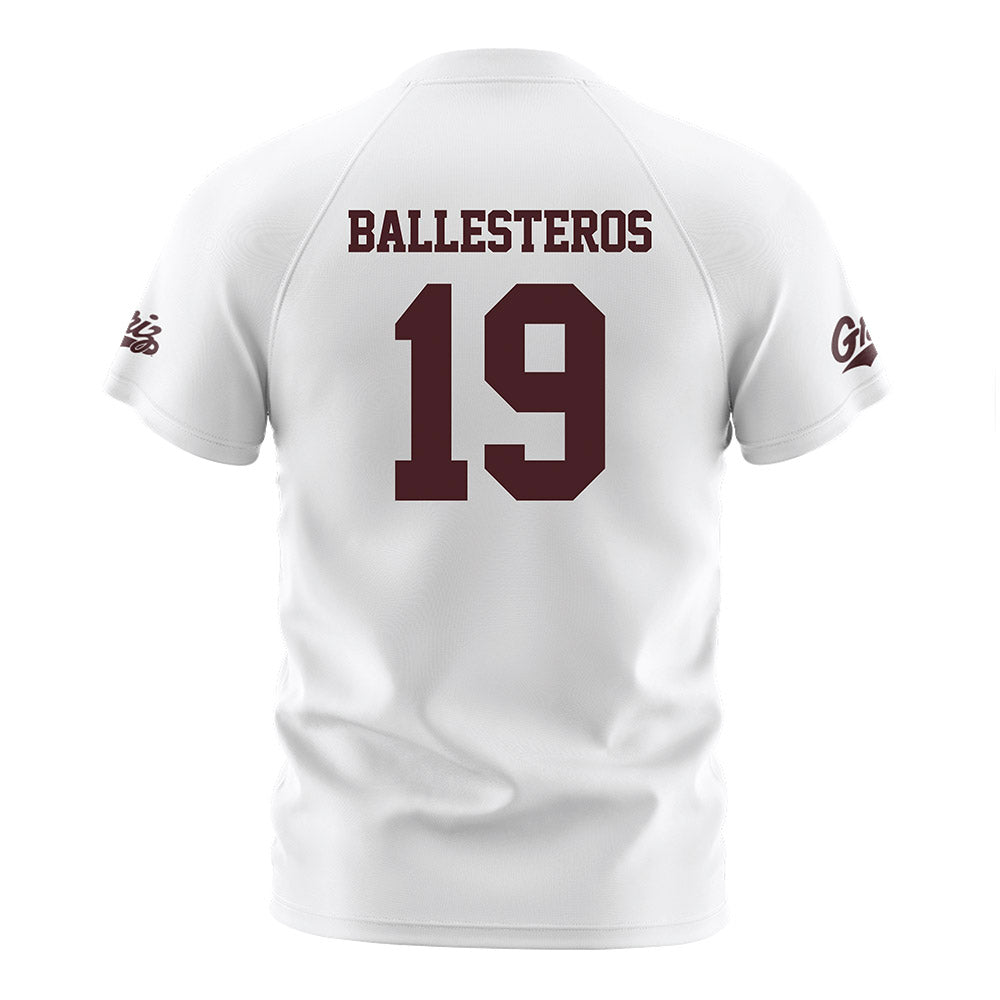 Montana - NCAA Women's Soccer : Sofia Ballesteros - White Soccer Jersey-1