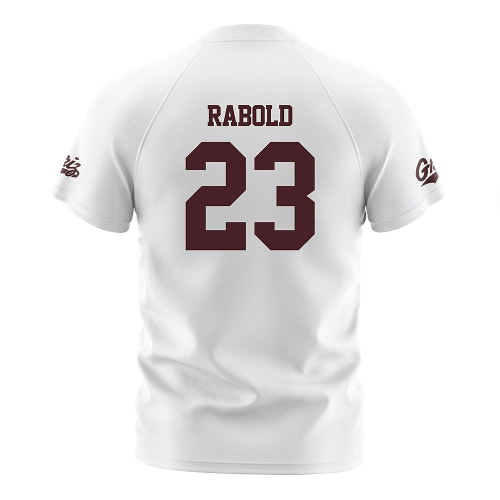 Montana - NCAA Women's Soccer : Alexis Rabold - White Soccer Jersey-1
