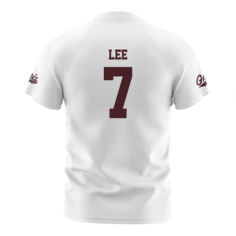 Montana - NCAA Women's Soccer : Lane Lee - White Soccer Jersey-1
