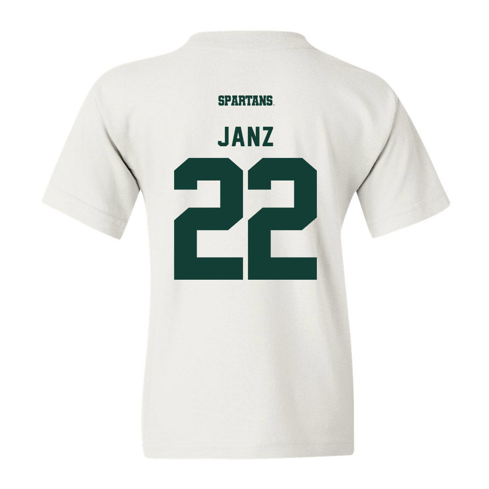 Michigan State - NCAA Women's Soccer : Ella Janz - Youth T-Shirt