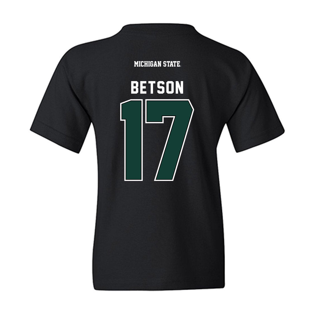 Michigan State - NCAA Women's Basketball : Tabitha Betson - Generic Shersey Youth T-Shirt-1