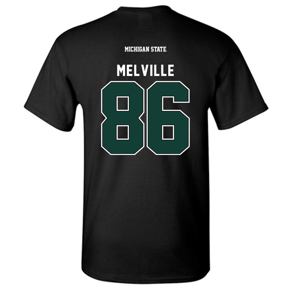 Michigan State - NCAA Football : Ethan Melville - Generic Shersey T-Shirt-1