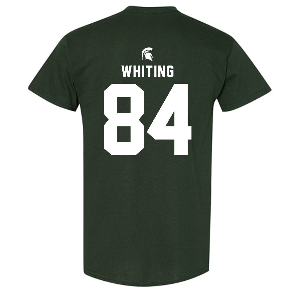 Michigan State - NCAA Football : Eddie Whiting - Generic Shersey T-Shirt-1