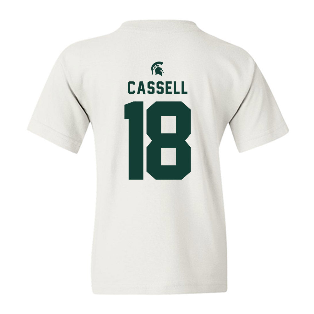 Michigan State - NCAA Men's Soccer : Justin Cassell - Classic Shersey Youth T-Shirt-1