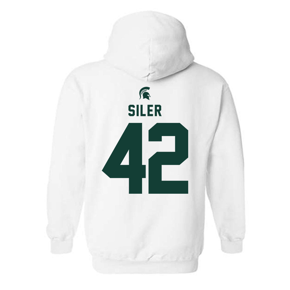 Michigan State - NCAA Baseball : Andrew Siler - Classic Shersey Hooded Sweatshirt-1