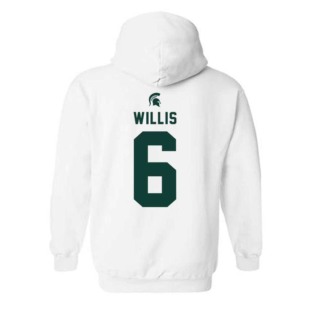 Michigan State - NCAA Women's Soccer : Josie Willis - Classic Shersey Hooded Sweatshirt-1