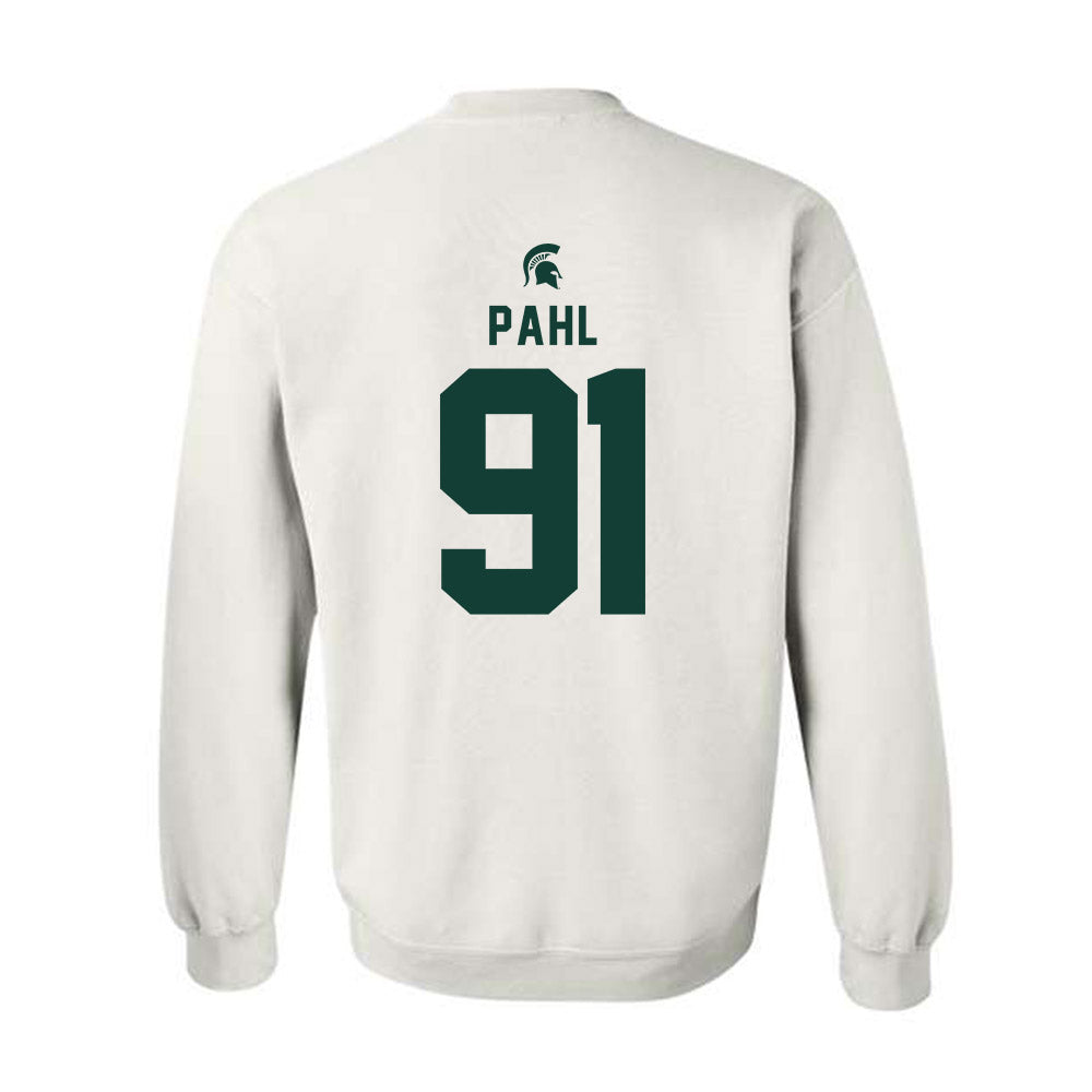 Michigan State - NCAA Football : Jackson Pahl - Classic Shersey Crewneck Sweatshirt-1