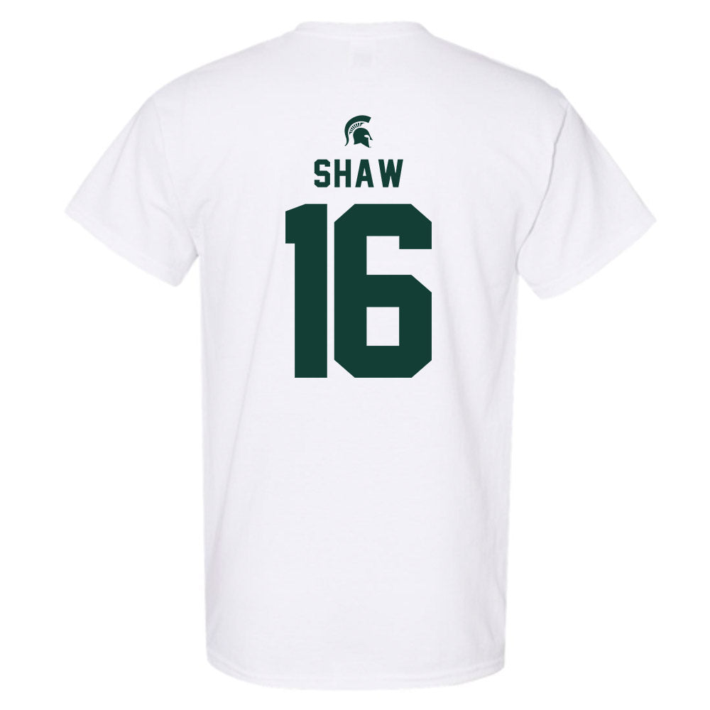 Michigan State - NCAA Football : Adam Shaw - Classic Shersey T-Shirt-1
