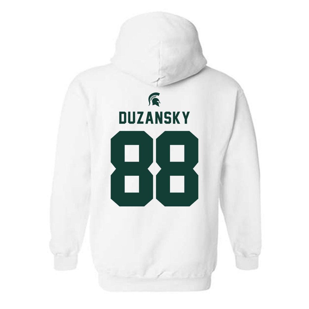 Michigan State - NCAA Football : Nick Duzansky - Classic Shersey Hooded Sweatshirt-1
