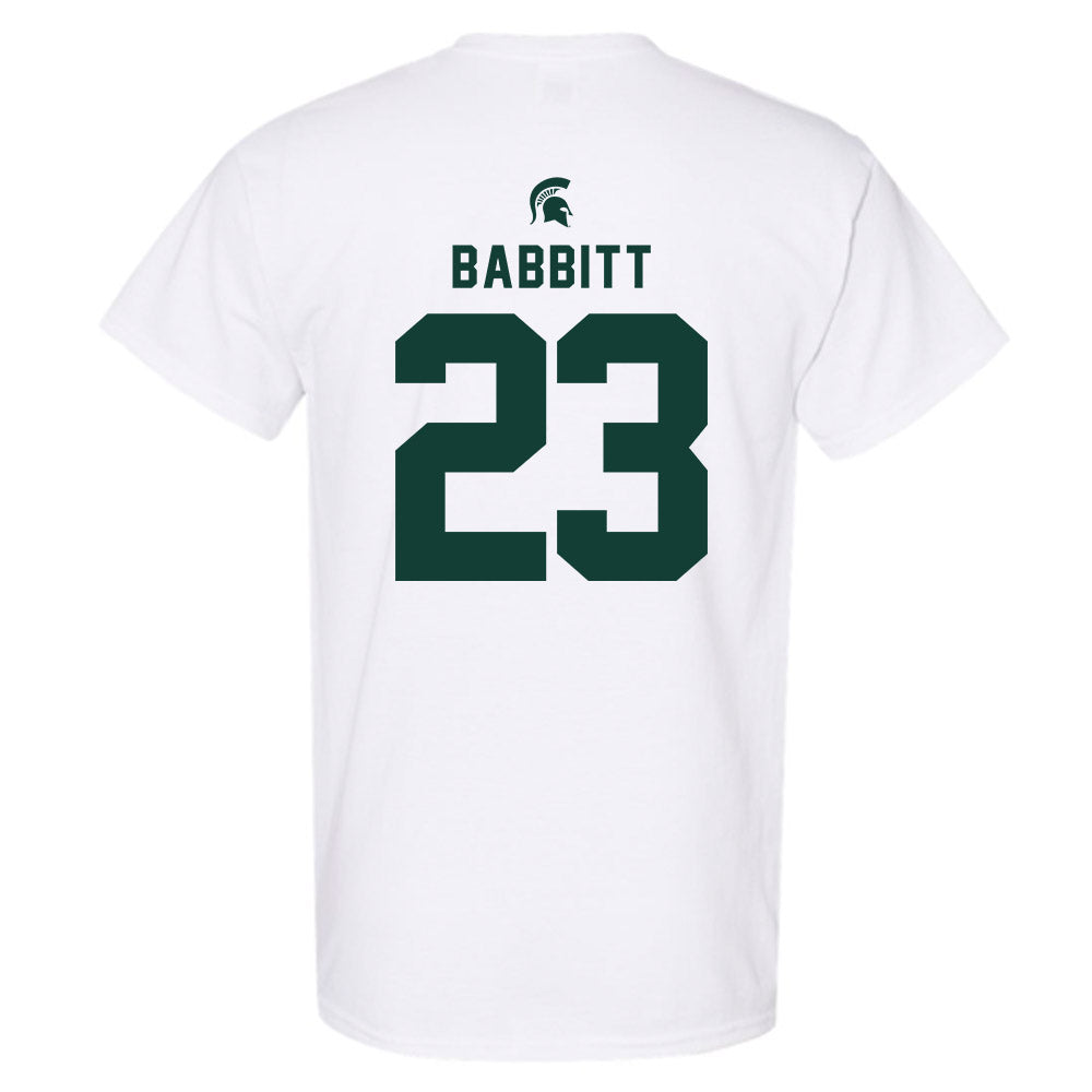 Michigan State - NCAA Football : Peyton Babbitt - Classic Shersey T-Shirt-1