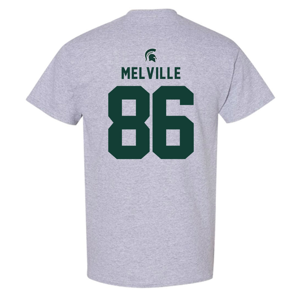 Michigan State - NCAA Football : Ethan Melville - Generic Shersey T-Shirt-1
